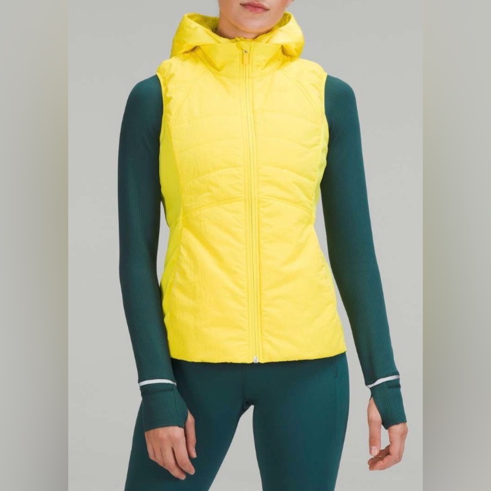 NWOT NEW Lululemon Another Mile Vest Sonic Yellow